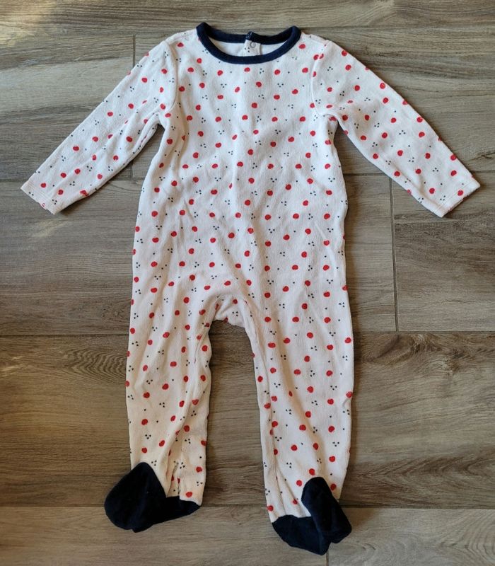 Lot de 3 pyjamas velours taille 24 mois - photo numéro 5