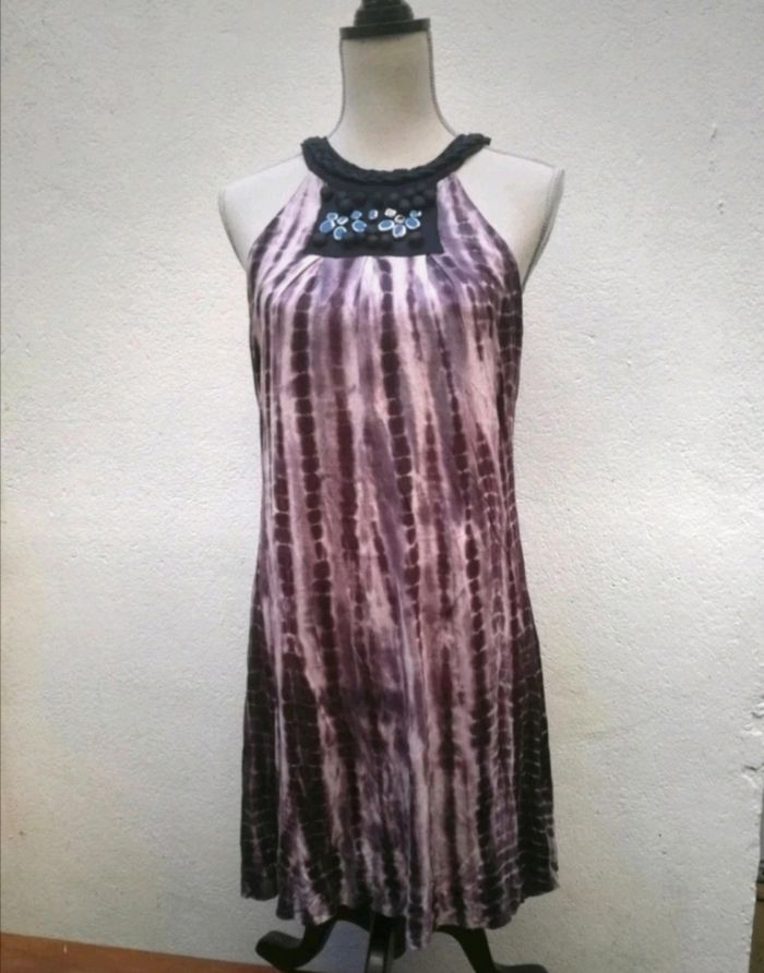 Robe d'été bijoux Zara taille M - photo numéro 2
