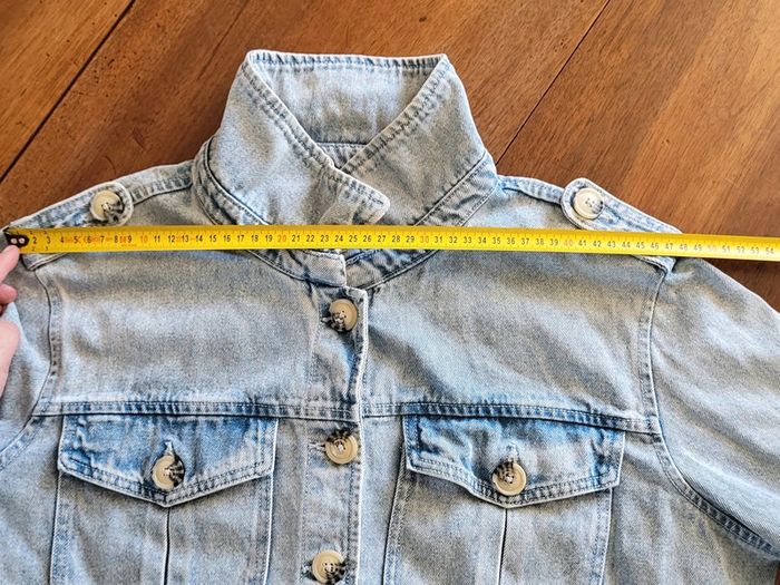 Veste en jean oversize bleue claire Denim Co Taille 44 46 - photo numéro 11