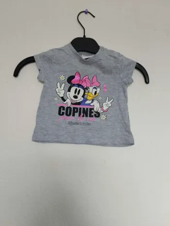 t-shirt Minnie et Daisy Disney bébé fille 6 mois