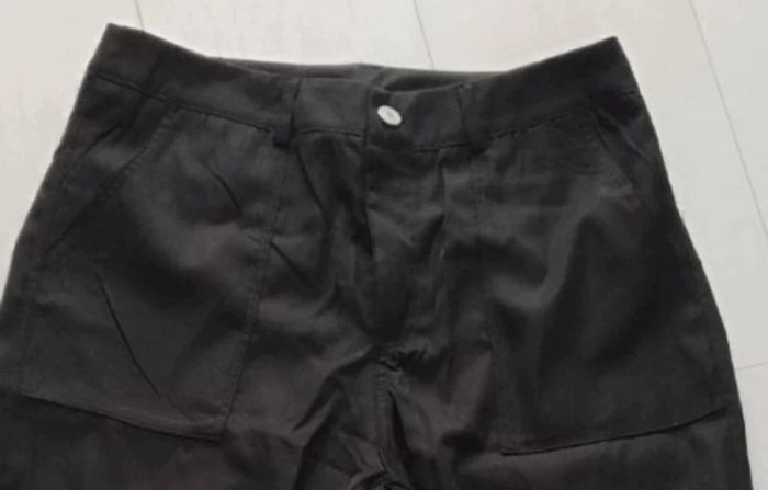 Pantalon noir cargo large Heng sheng jeans - photo numéro 6