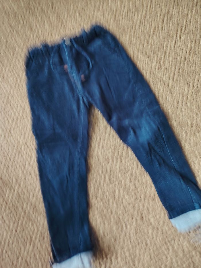 Pantalon velours garçon
