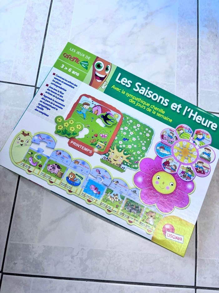 Jeu les saisons et l’heures - photo numéro 2