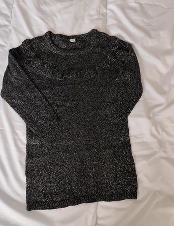 Pull robe noire pailletée 🦄 Taille 86 cm 