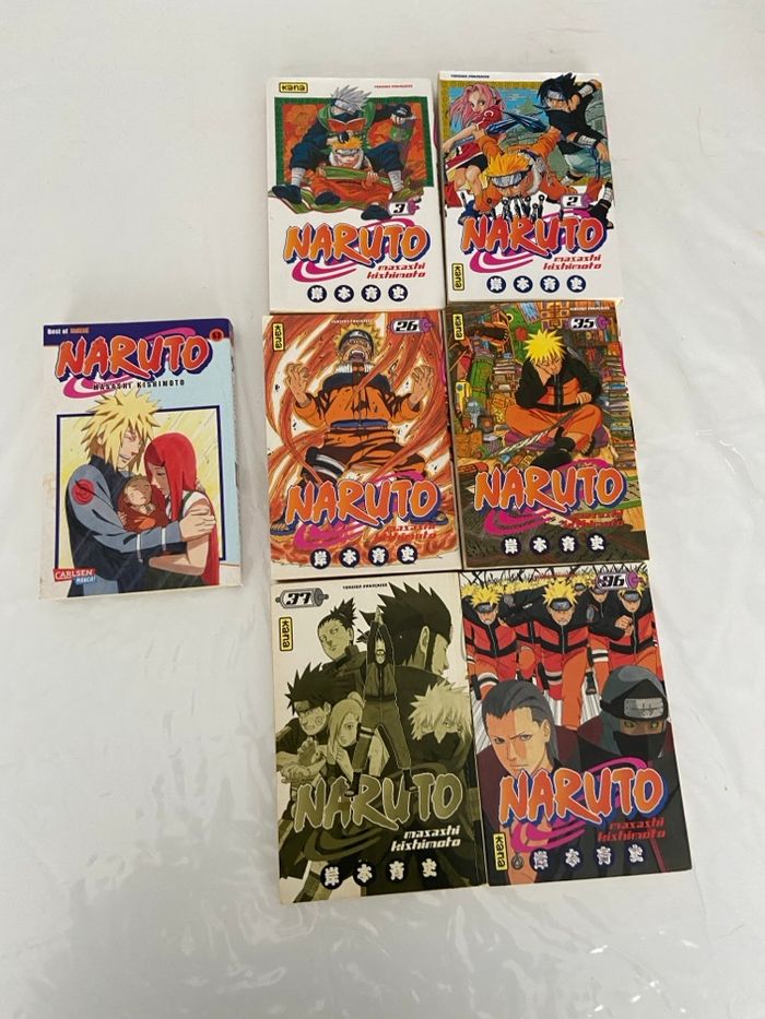Lot de 7 Mangas Naruto - photo numéro 1