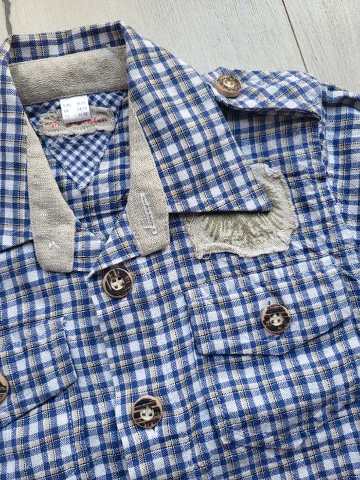 Lot de 2 chemises à carreaux garçon 3ans - photo numéro 6