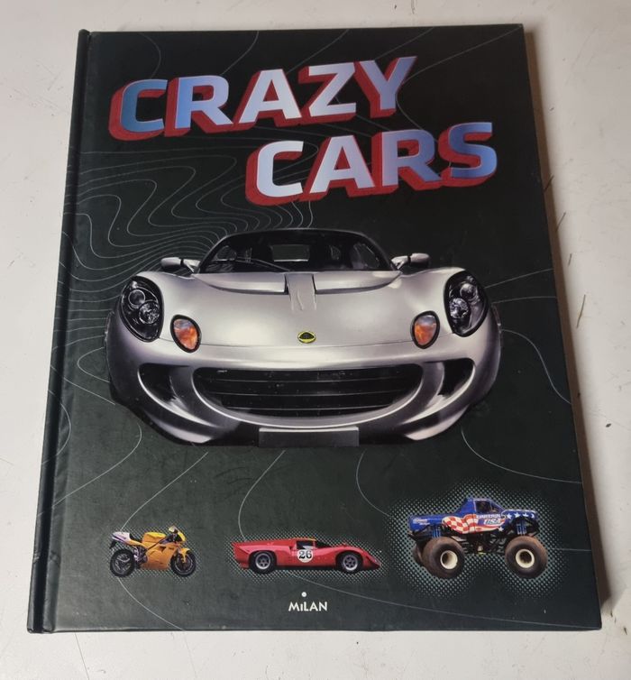 livre crazy cars édition milan