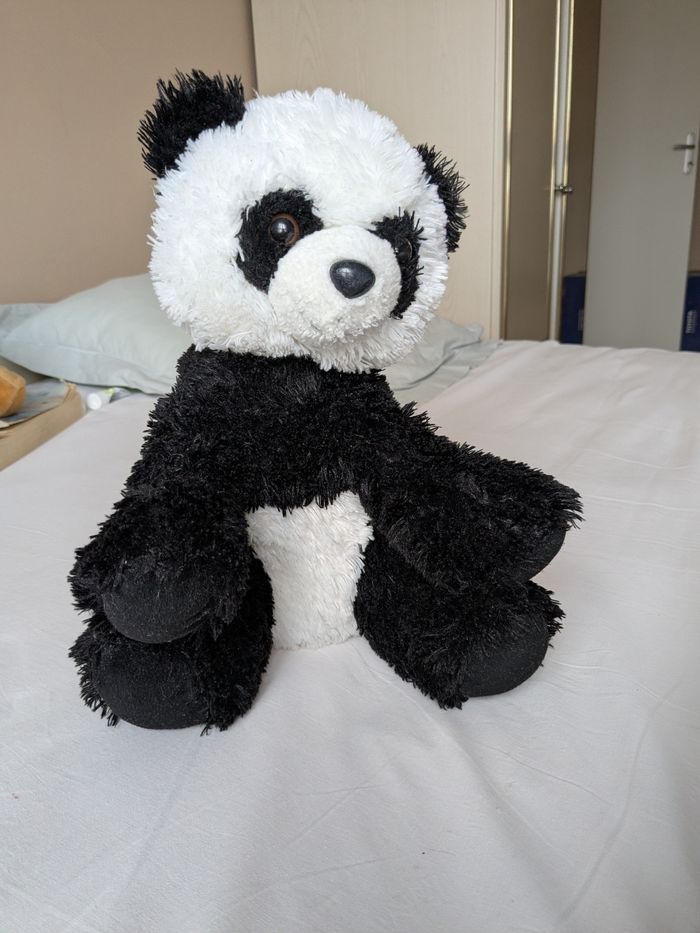 Nounours panda noir et blanc