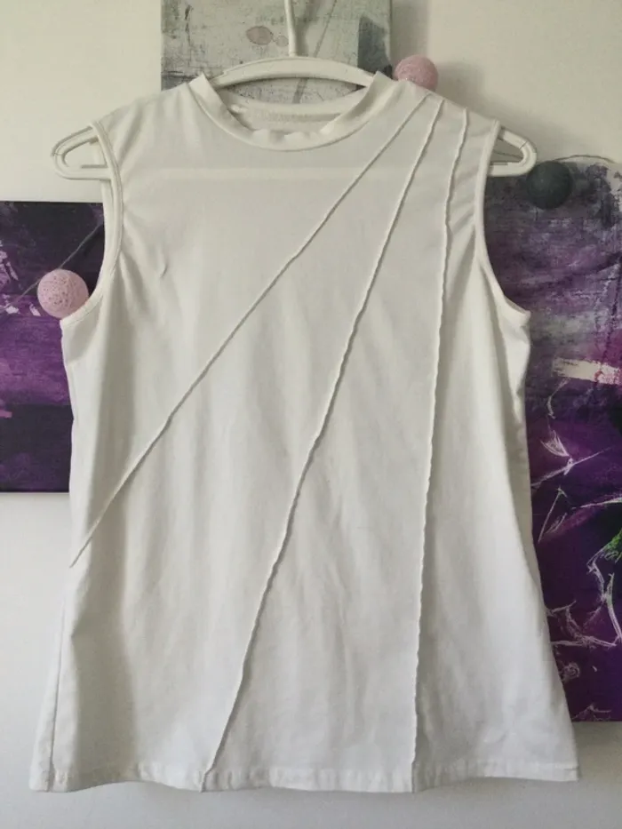 Débardeur blanc taille S