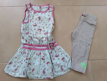 Robe tunique et pantacourt ORCHESTRA fille en 6 ans TBE
