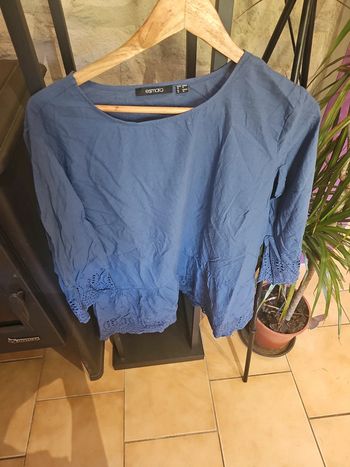 Blouse bleu