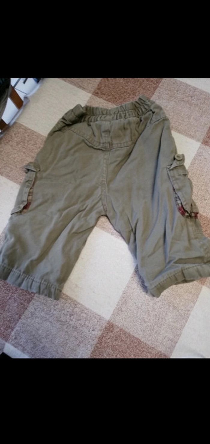Pantalon 6 mois kaki doublé - photo numéro 4