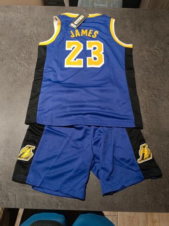 Tenue NBA Los Angeles Lakers LeBron James violet t.26