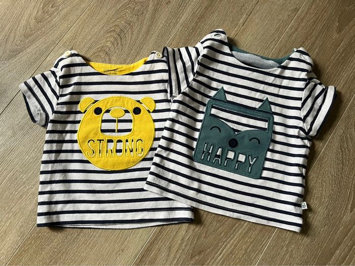 Lot de 2 tee shirt taille 1 mois