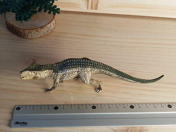 Schleich Postosuchus Dinosaure kaki et beige - photo numéro 5