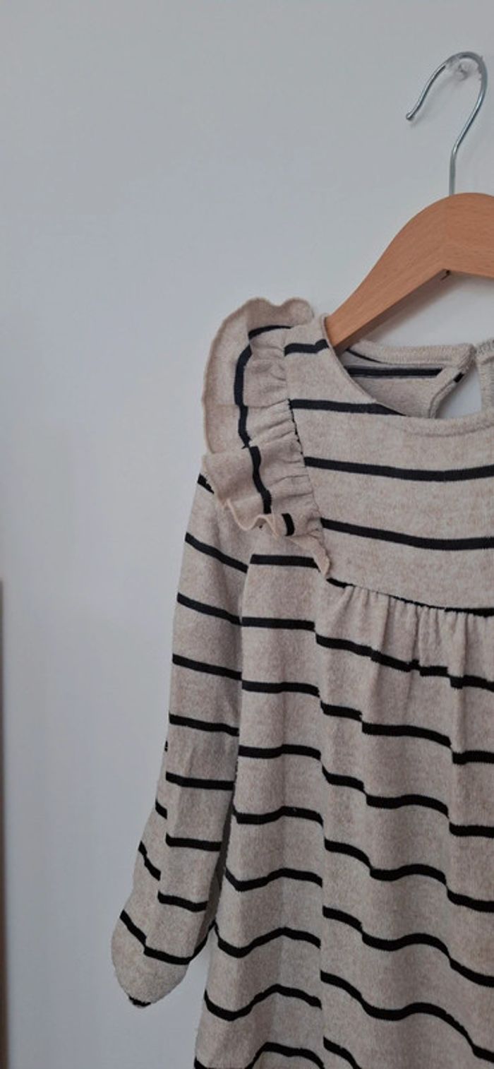 Robe marinière en coton – Zara Kids, taille 5/6 ans - tenue parfaite pour la rentrée 🤍 - photo numéro 7