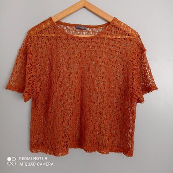 Top crochet rouille t38