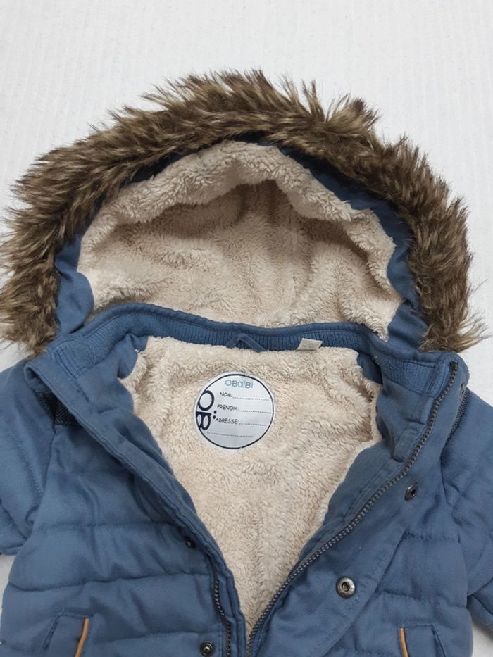 Manteau à capuche Obaïbi 12 mois - photo numéro 6