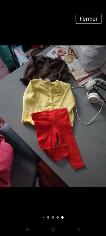Lot de 3 articles taille 6 mois