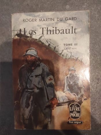 Les Thibault T3 L'été 1914 Roger Martin du Gard Livre de Poche 1959