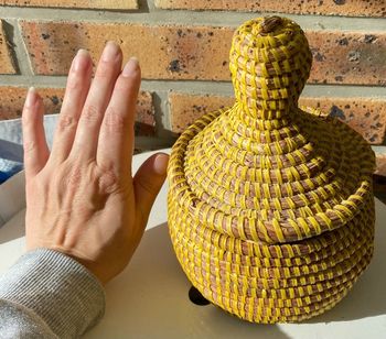 Petite panière tresse