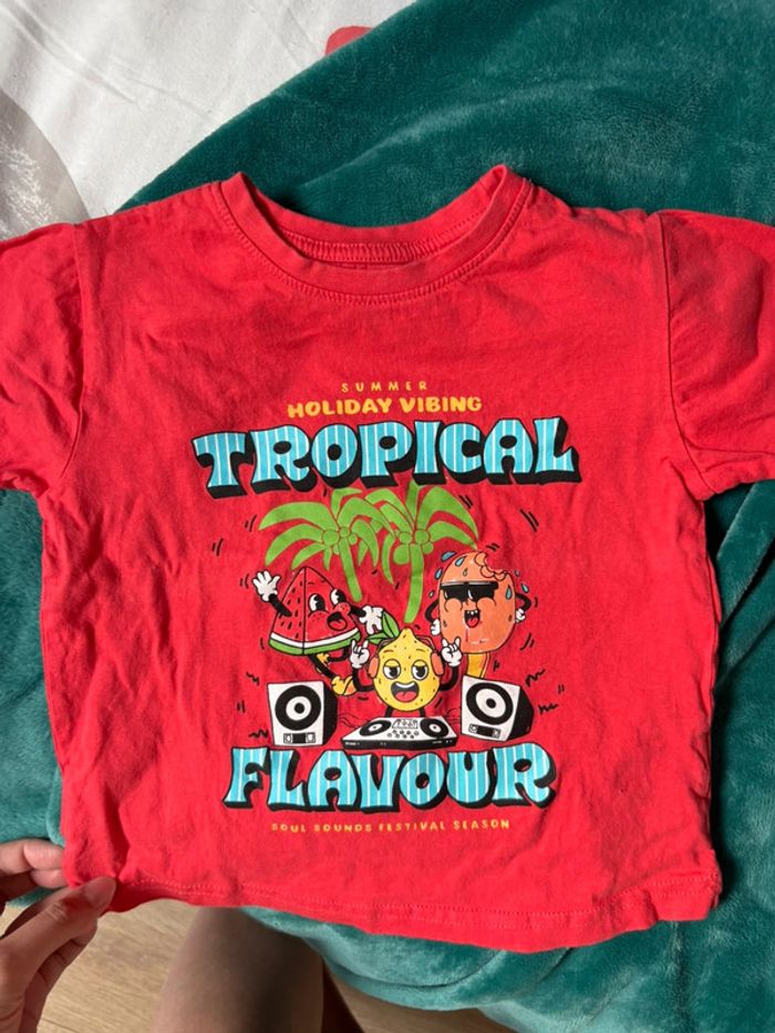 T-shirt fruit 3-4 ans
