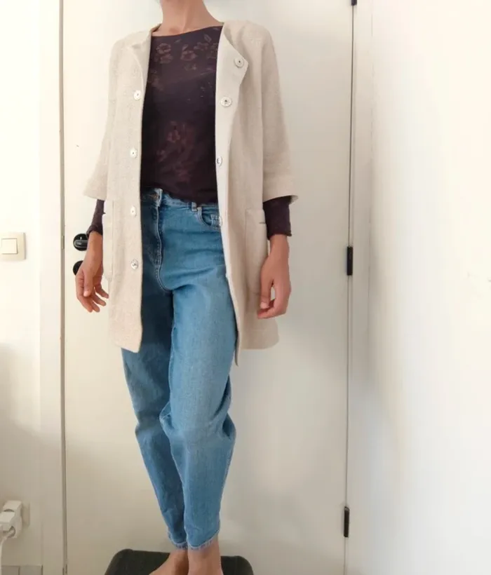 Belle veste Xandres beige intersaison M