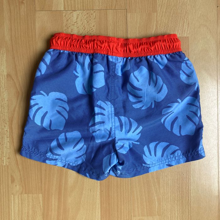 Short de bain garçon Okaïdi – Feuilles bleues – 6 ans (116 cm) - photo numéro 4
