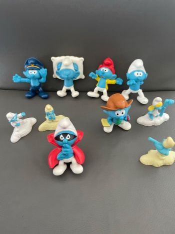 Lot de schtroumpfs Mac Donalds 2018