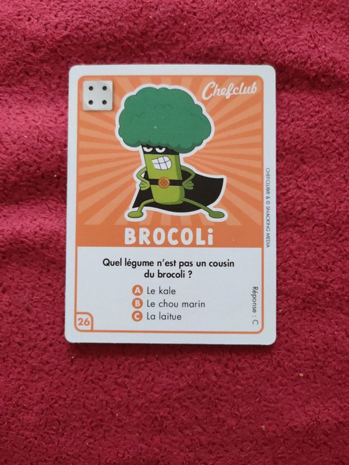 Carte chefclub Brocoli