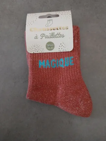 Chaussettes à paillettes Magique
