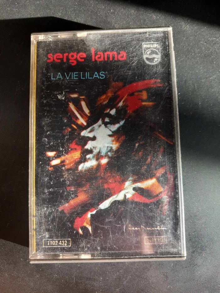 Cassette audio de Serge Lama : la vie lilas