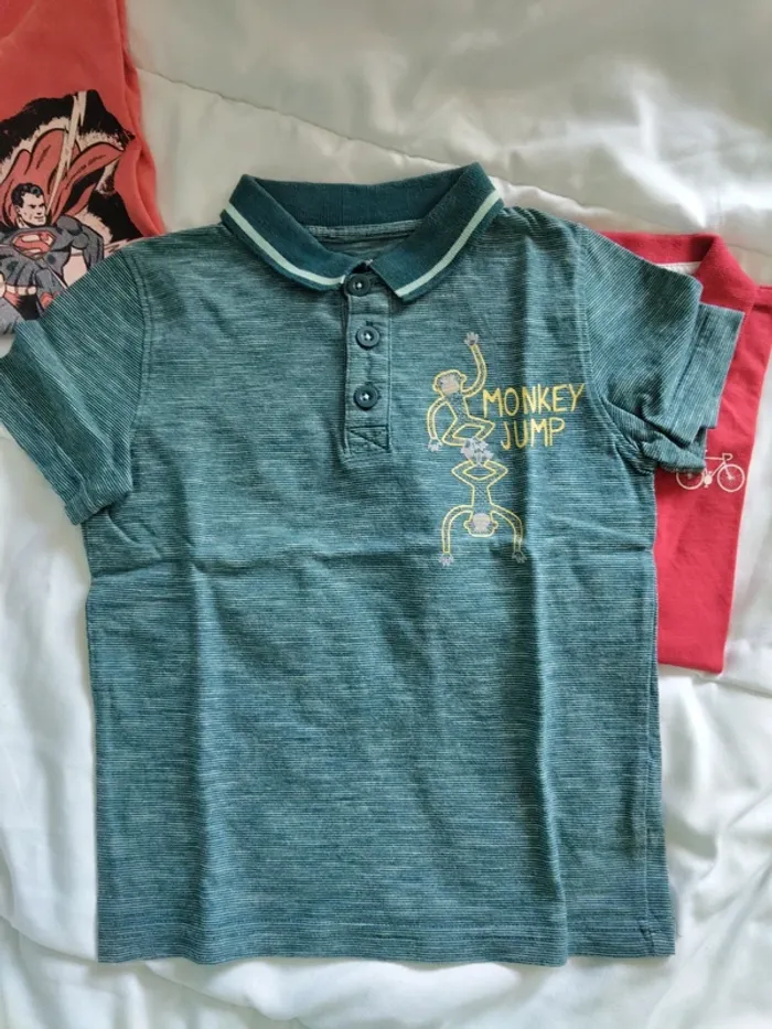 Lot 4 t shirts manches courtes - photo numéro 4