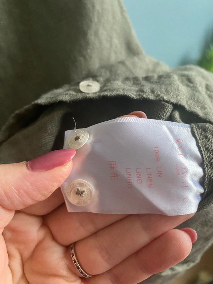 Chemise homme XS en lin - photo numéro 9