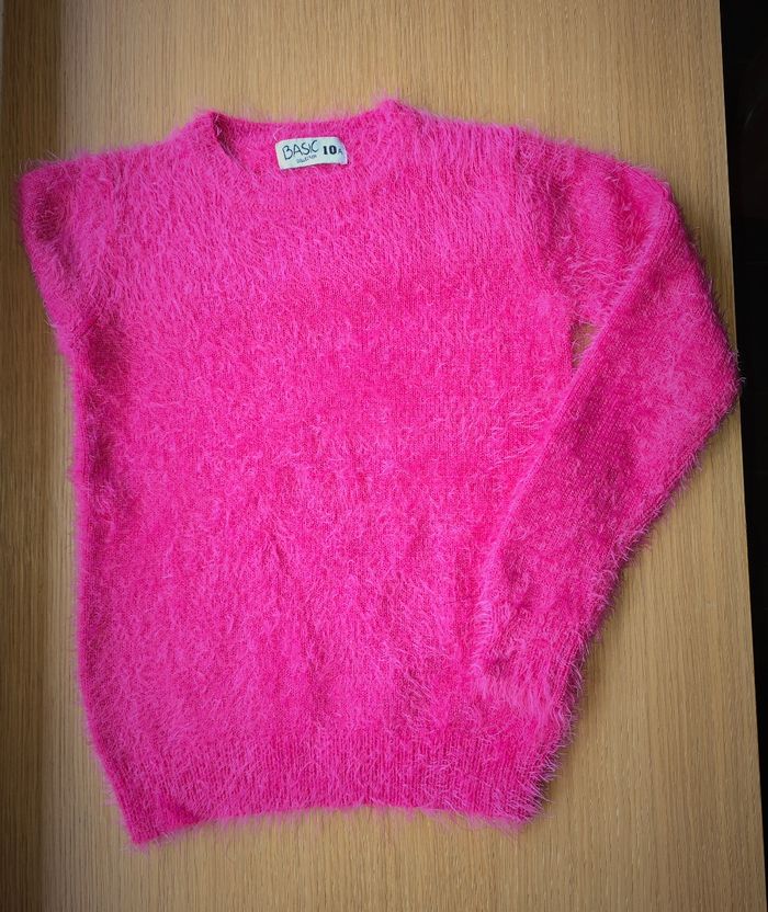 Pull tout doux à poils 10 ans - photo numéro 2