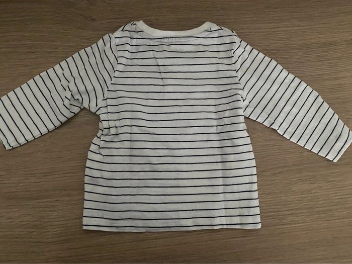 Lot 5 t-shirts manches longues 6 mois - photo numéro 3