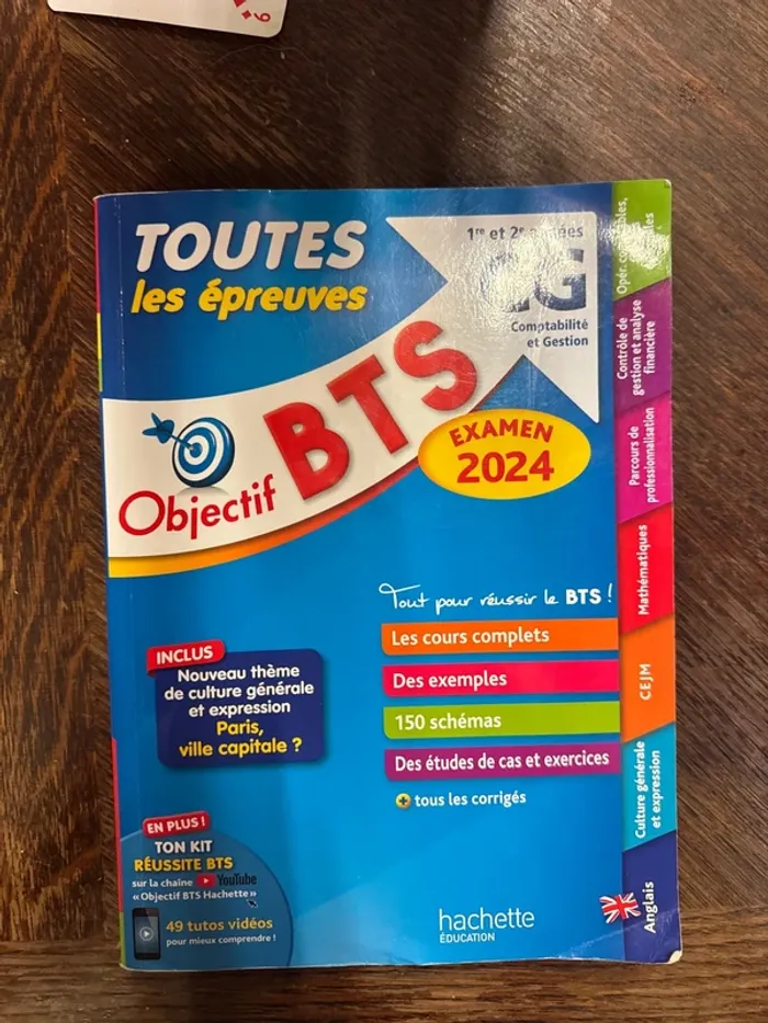 Objectif BTS examen 2024