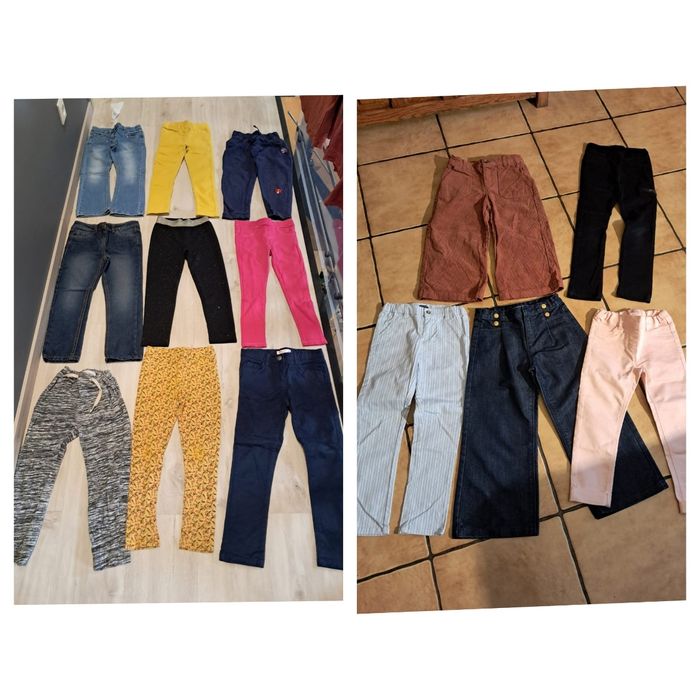 Lot de pantalons fille 6ans neufs et excellent état