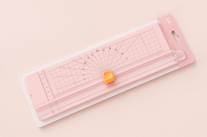 🎀 Massicot Rose A4 - Parfait pour DIY, Scrapbooking & Bureautique ! ✂️✨