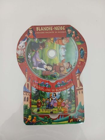Coffret Blanche-Neige - Livre Illustré + CD Audio - Neuf sous Blister