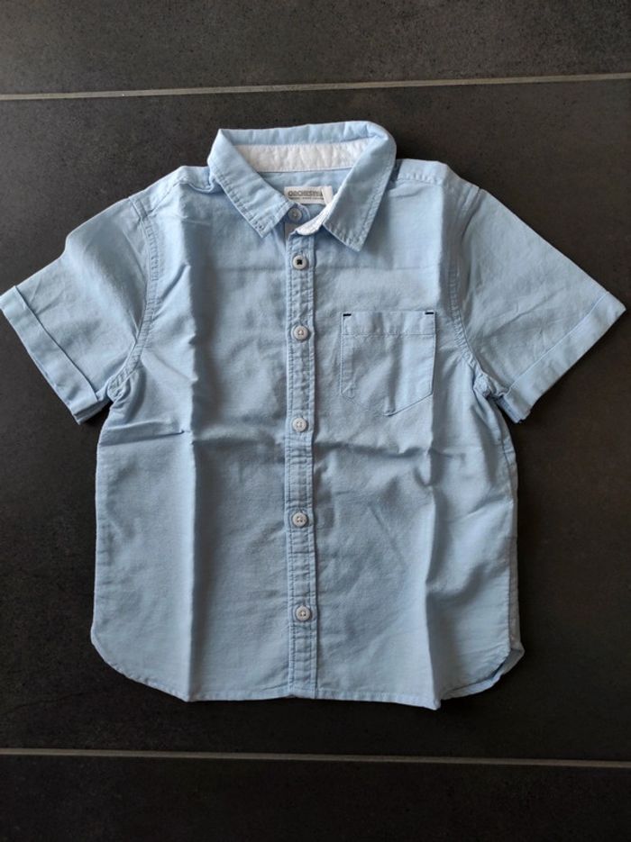 Chemise garçon manches courtes