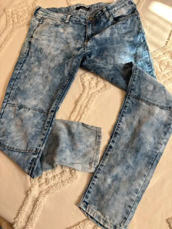 Jean délavé bleu Tally Weijl – vintage 2010s, taille 42, rétro vintage esprit Y2K - photo numéro 6