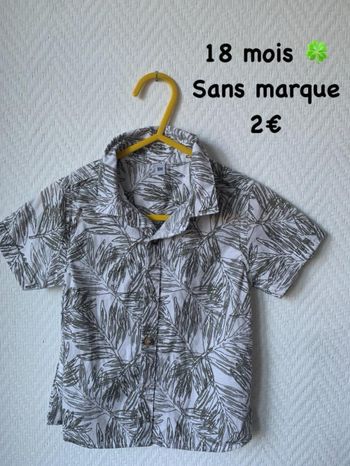 Chemise 🍀 18 mois 🍀 Sans marque