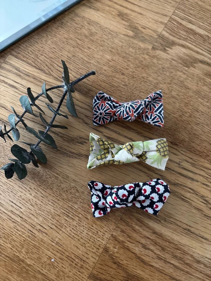 Lot pince noeud tissu