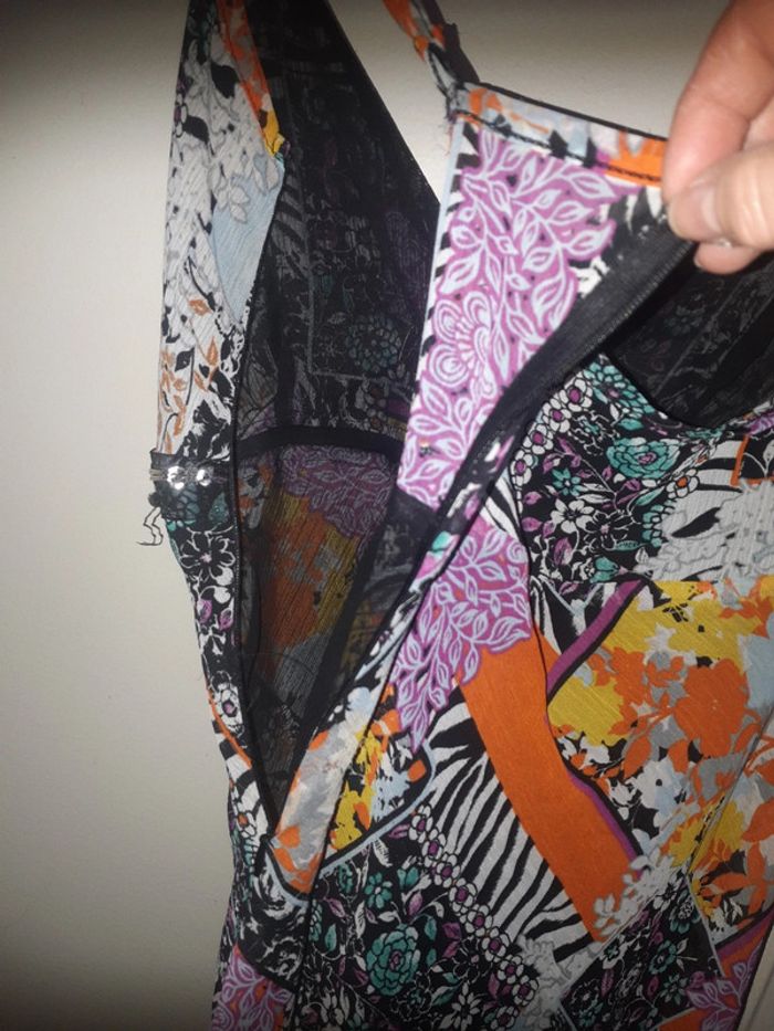 Robe à bretelles multicolore - photo numéro 5