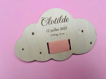 Porte bracelet de naissance 