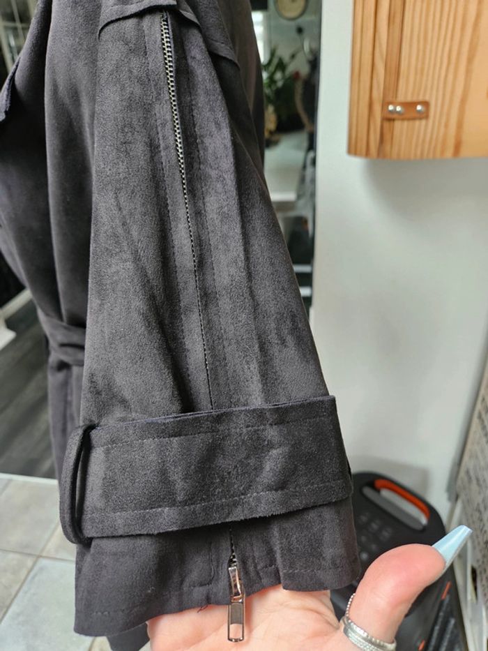 Noemie & Co veste noir en daim XL - photo numéro 3