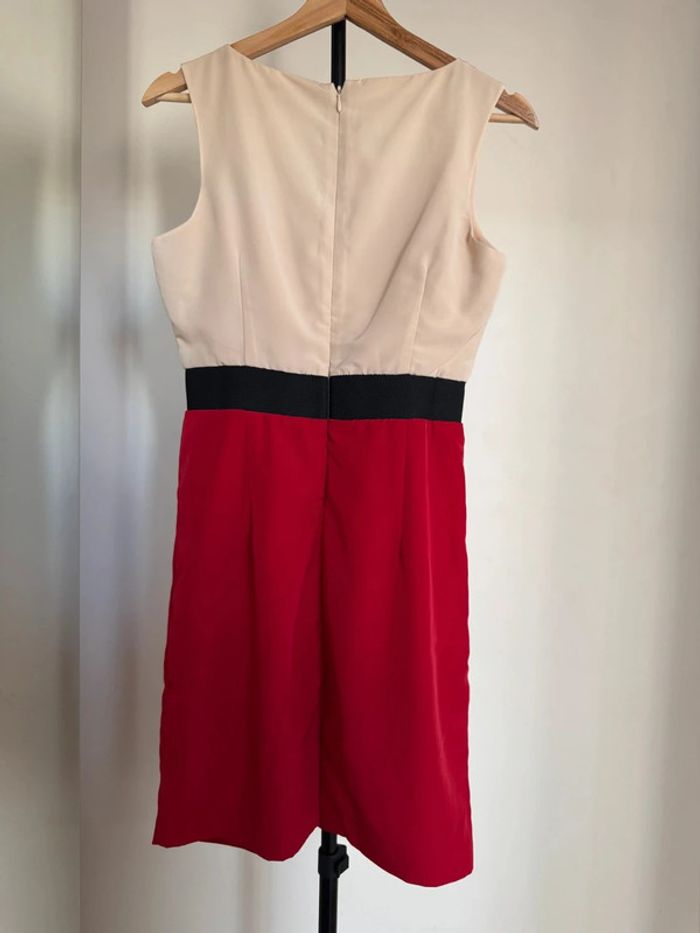 Robe beige et rouge 36 3 suisses collection - photo numéro 2