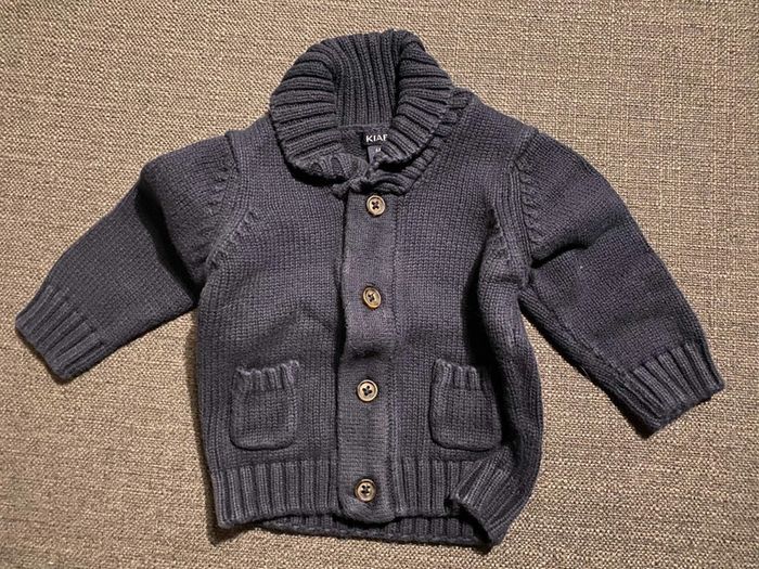 Gilet bleu marine Kiabi
