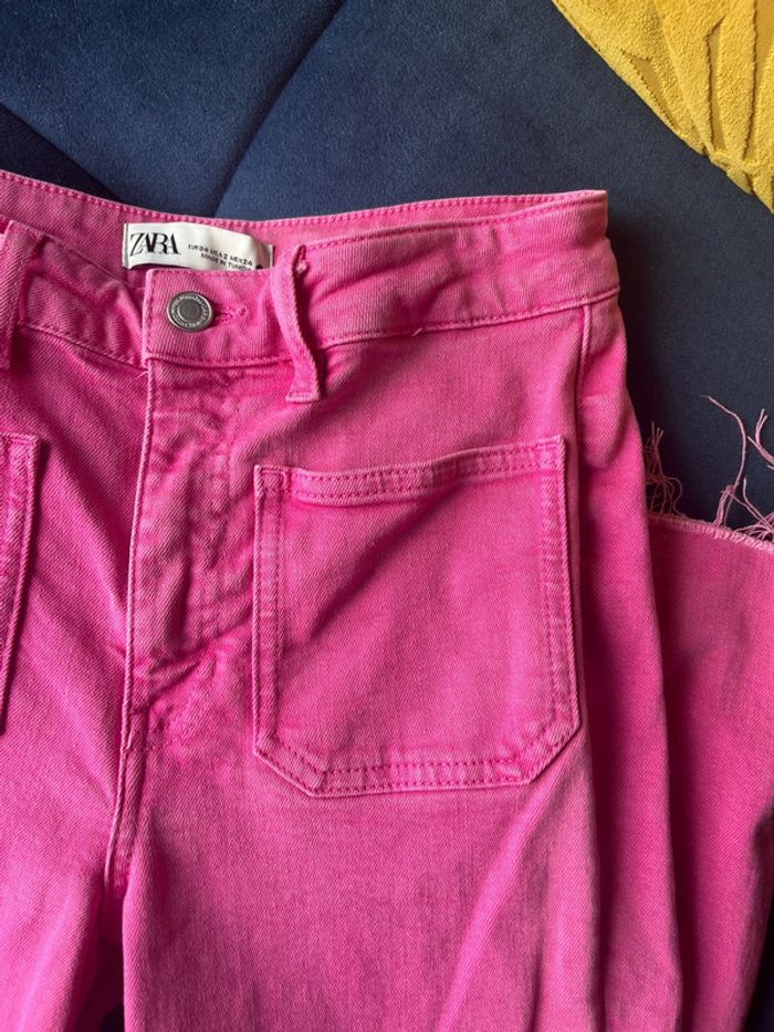 jean rose zara xs - photo numéro 2